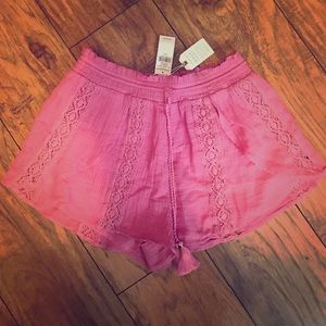 NWT American eagle  drawstring tulip shorts size m